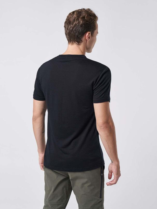 DAG Merino T-shirt - Coal black
